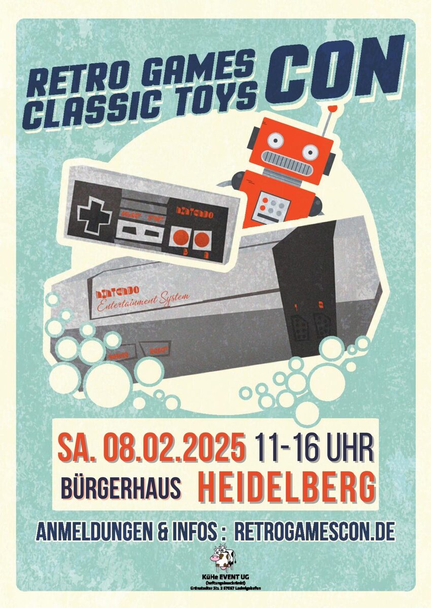 Plakat RetroGamesCon Heidelberg
