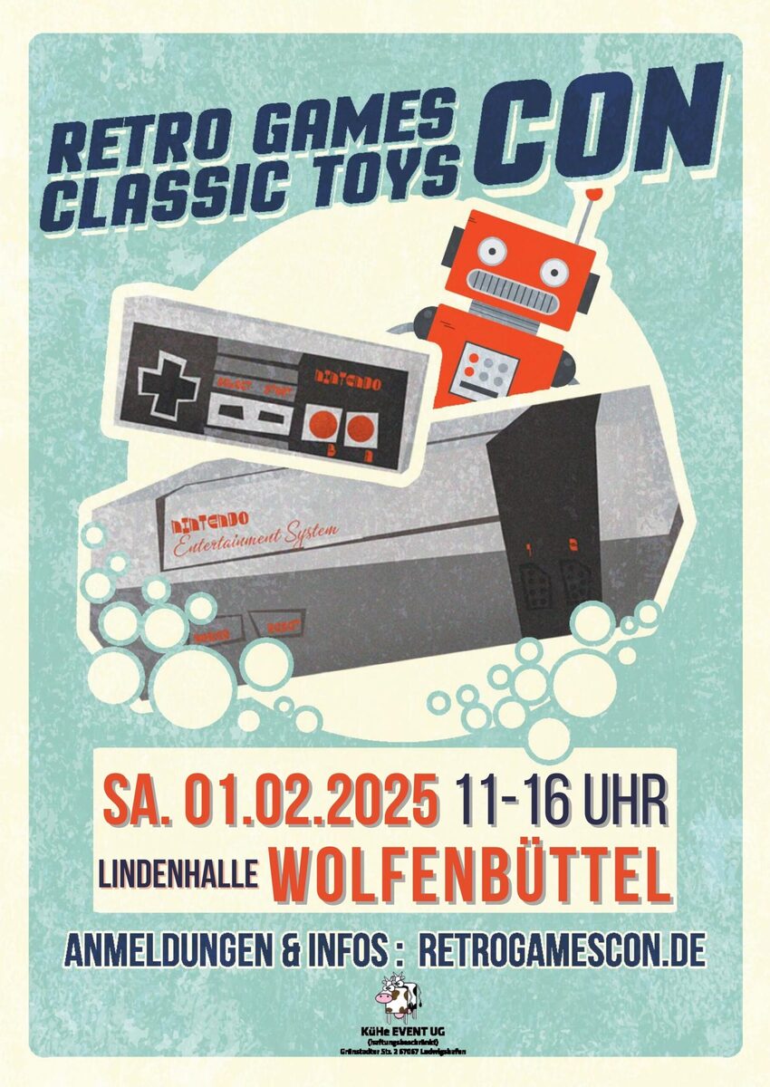 Plakat RetroGamesCon Wolfenbüttel